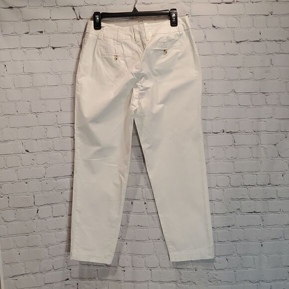 Trina Turk ankle length slim pant in white - Picture 4 of 7